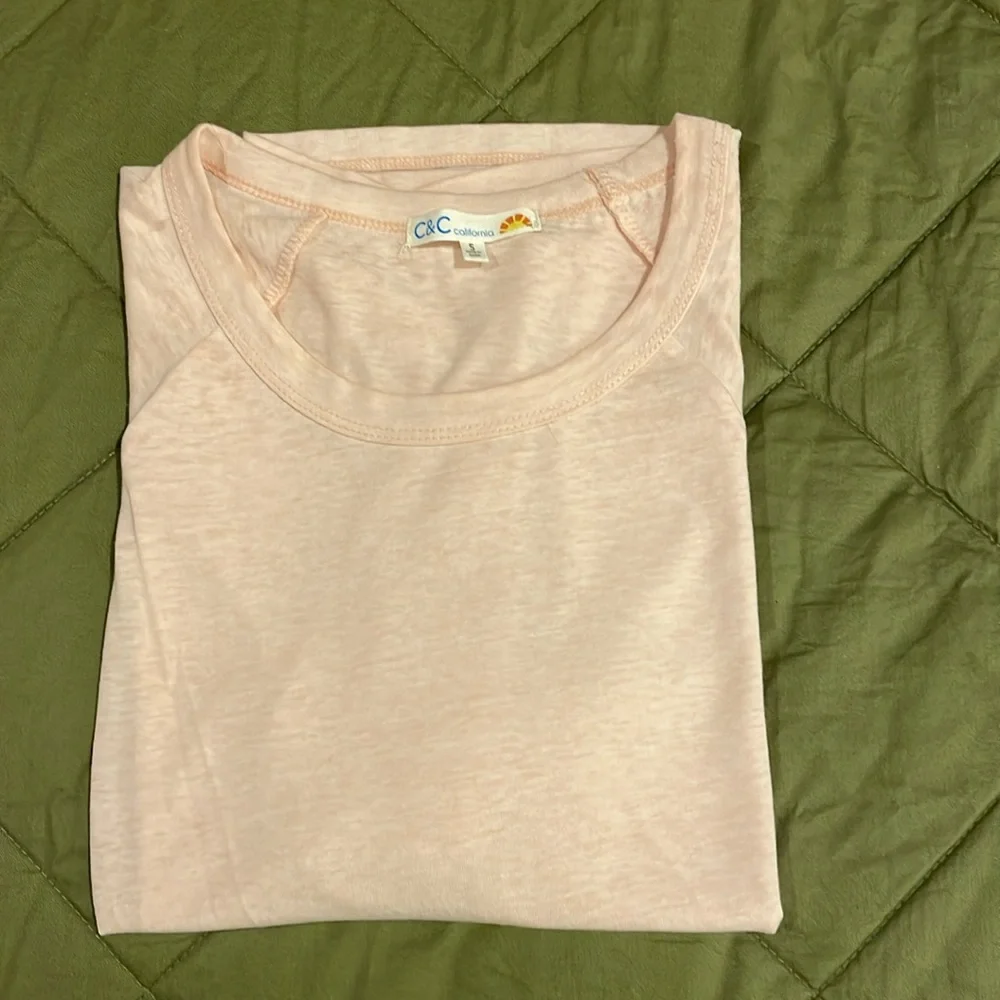 C&C pale pink t-shirt size S - Picture 4 of 6